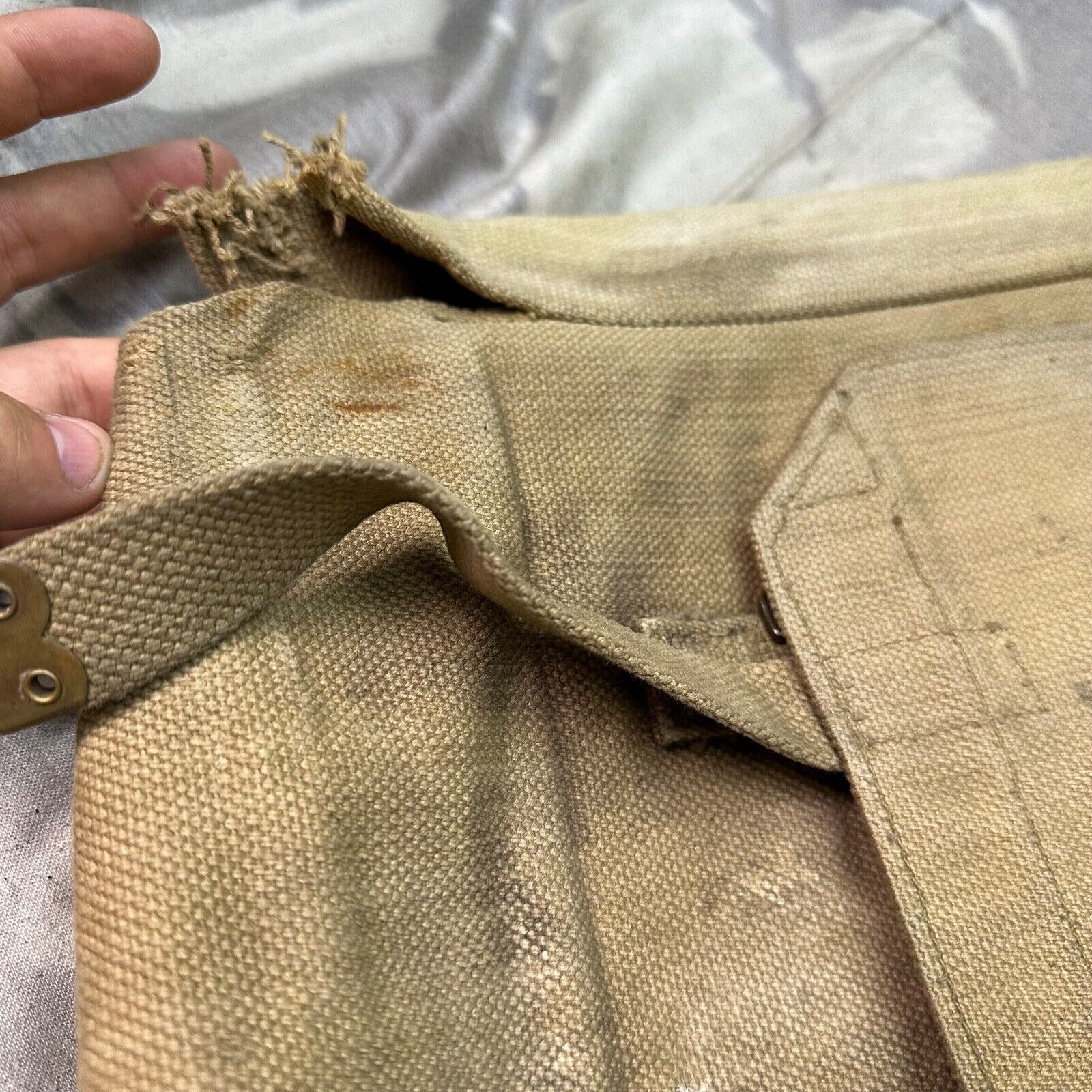 Original WW2 British Army 37 Pattern Webbing Large Pack - The Militaria Shop