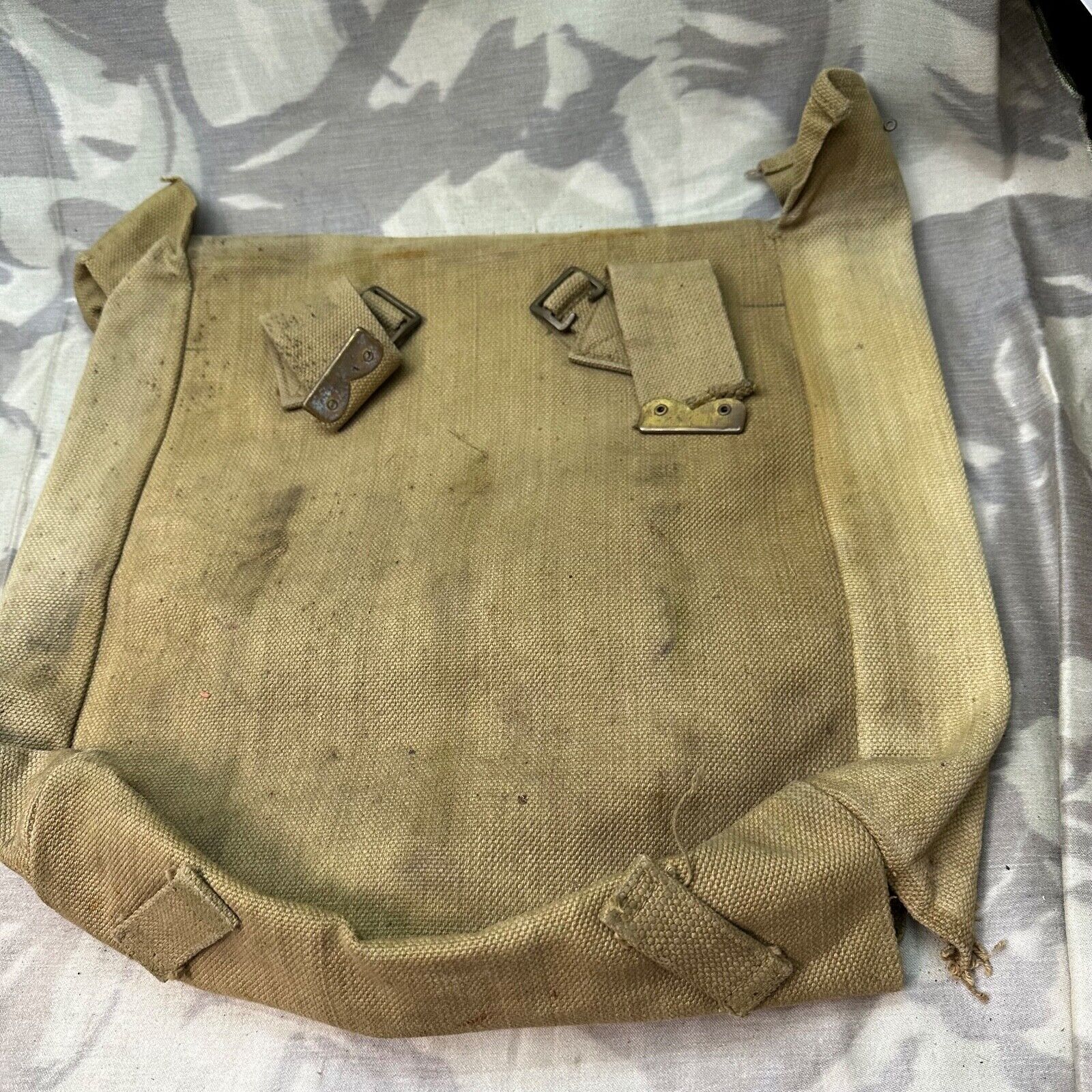 Original WW2 British Army 37 Pattern Webbing Large Pack - The Militaria Shop