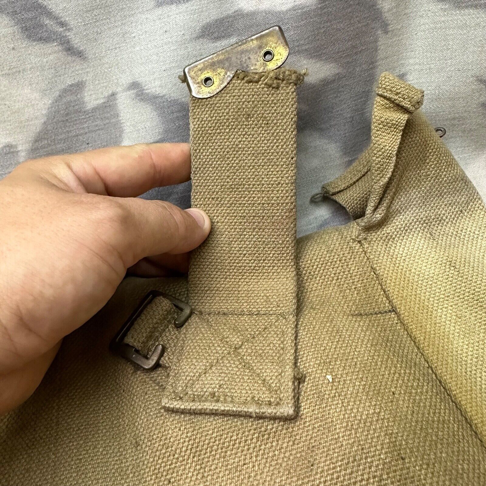 Original WW2 British Army 37 Pattern Webbing Large Pack - The Militaria Shop