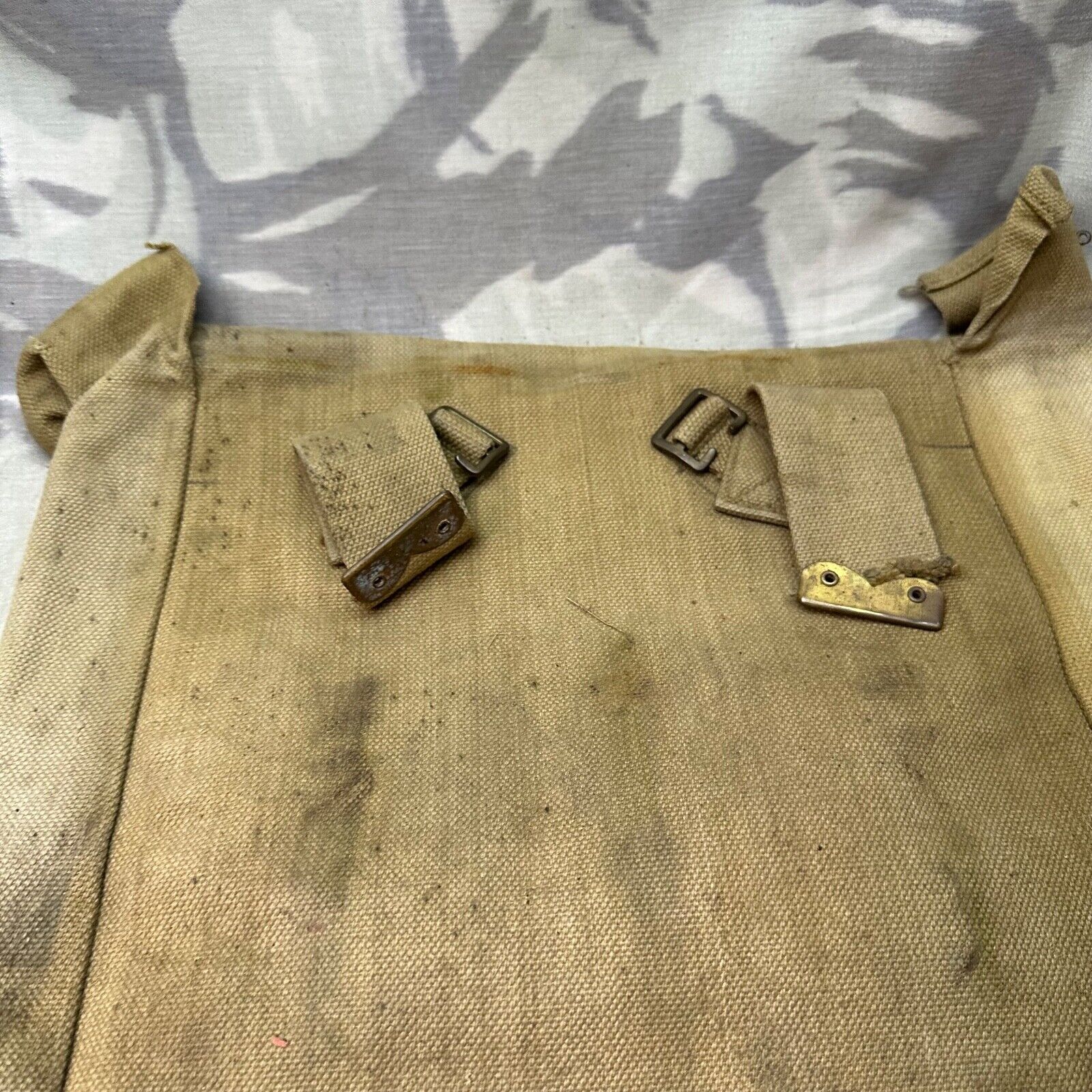 Original WW2 British Army 37 Pattern Webbing Large Pack - The Militaria Shop