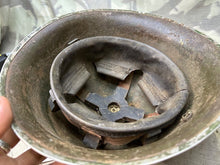 Load image into Gallery viewer, Original WW2 British / Canadian Army Mk3 High Rivet Turtle Helmet &amp; Liner - The Militaria Shop
