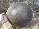 Original WW2 British Style South African Mk2 Army Combat Helmet - The Militaria Shop