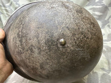 Charger l'image dans la galerie, Original WW2 Canadian / British Army Mk3 High Rivet Turtle Helmet &amp; Liner - The Militaria Shop
