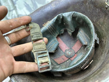 Load image into Gallery viewer, Original WW2 Era British Army Mk4 Turtle Helmet - The Militaria Shop
