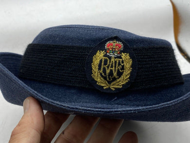 Royal Air  Force Female Officers Cap with Good Badge and Cap Band. Lovely item - The Militaria Shop