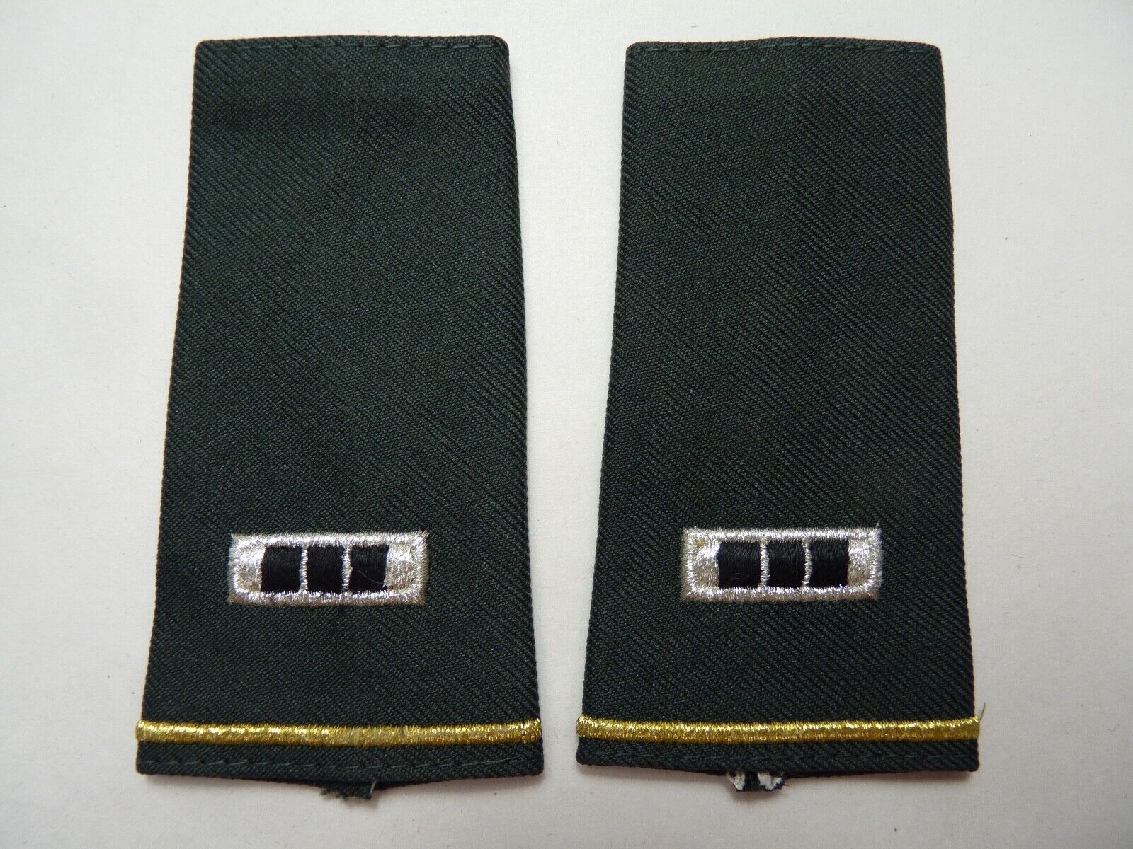 US Army Rank Slides / Epaulette Pair Genuine US Army - NEW - The Militaria Shop