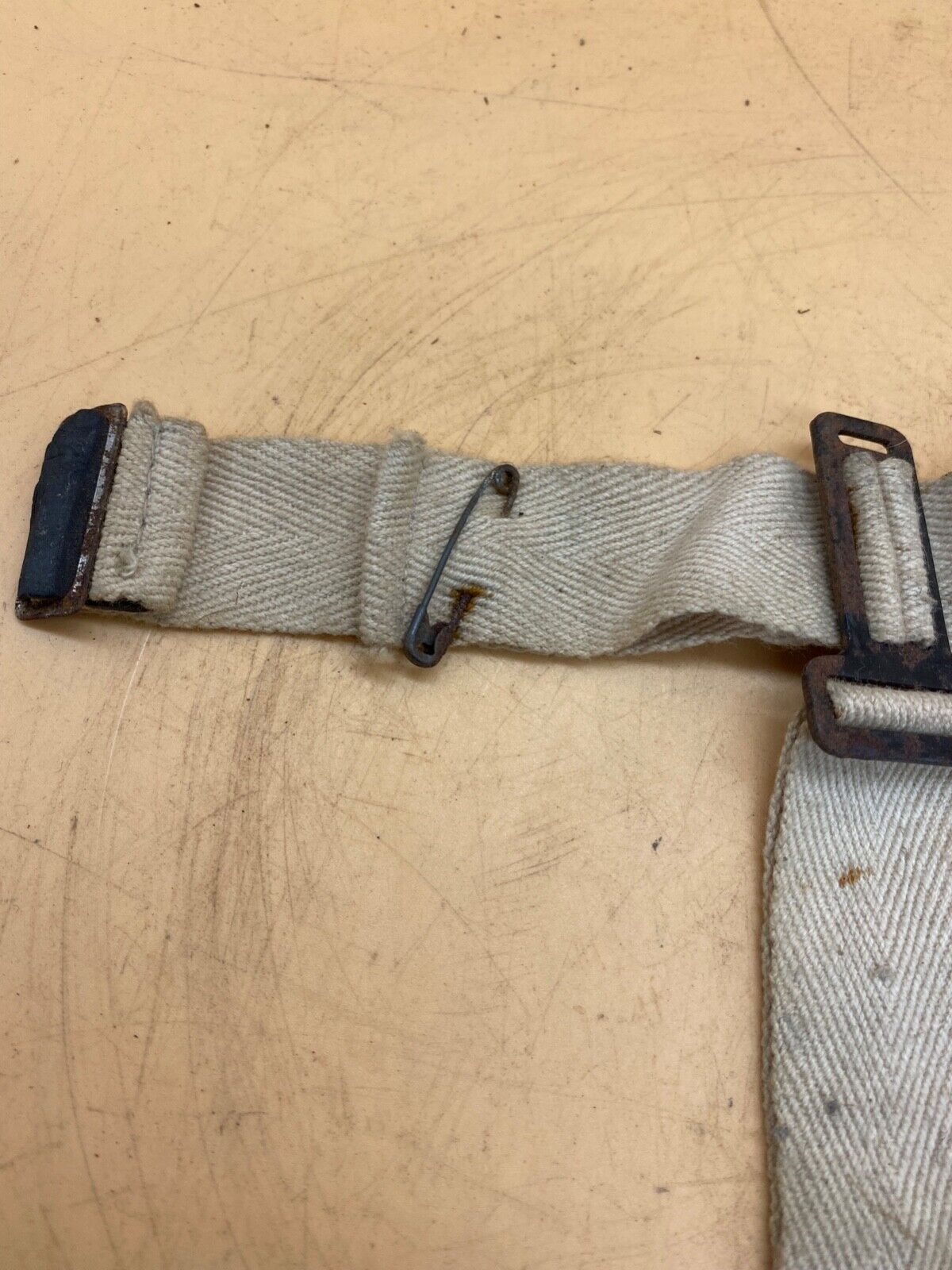 WW2 British Home Front Mask Head Strap. Used Condition but very useful. - The Militaria Shop
