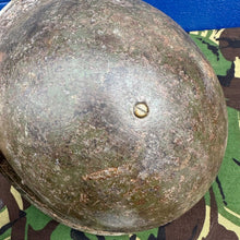 Load image into Gallery viewer, WW2 Canadian Army Mk3 Turtle Helmet - Original Helmet Shell - High Rivet - The Militaria Shop
